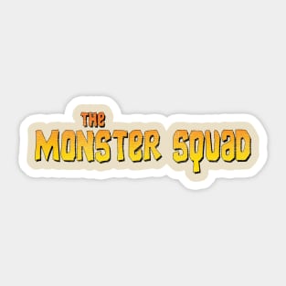 MONSTER SQUAD (a la "The Goonies") Sticker